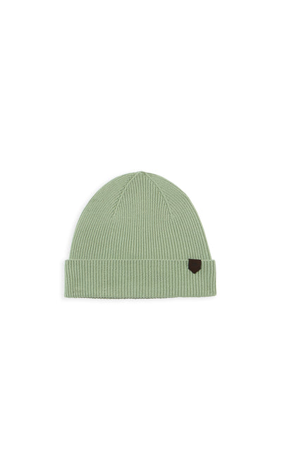 Knitted Beanie In Fine Wish Wool