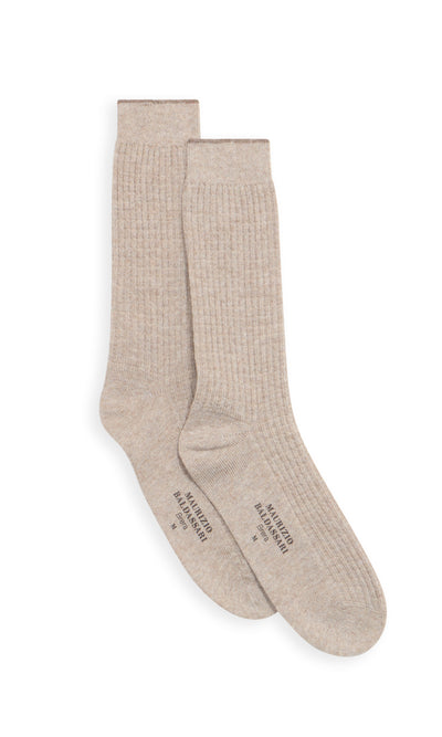 Calze In Raffinato Blend Lana E Cashmere