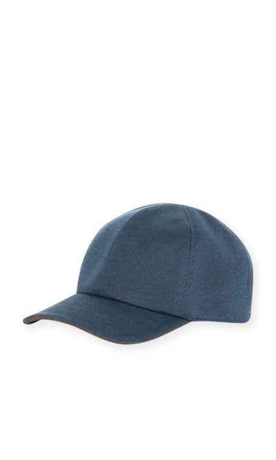 Cappello Da Baseball In Lino E Seta