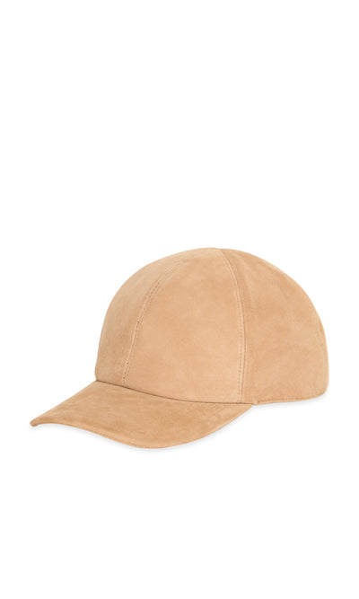 Cappello Da Baseball In Suede