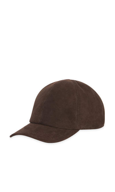 Cappello Da Baseball In Suede