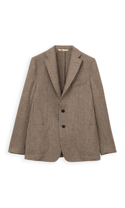 Manzoni Jacket In A Refined Wool And Cashmere Blend