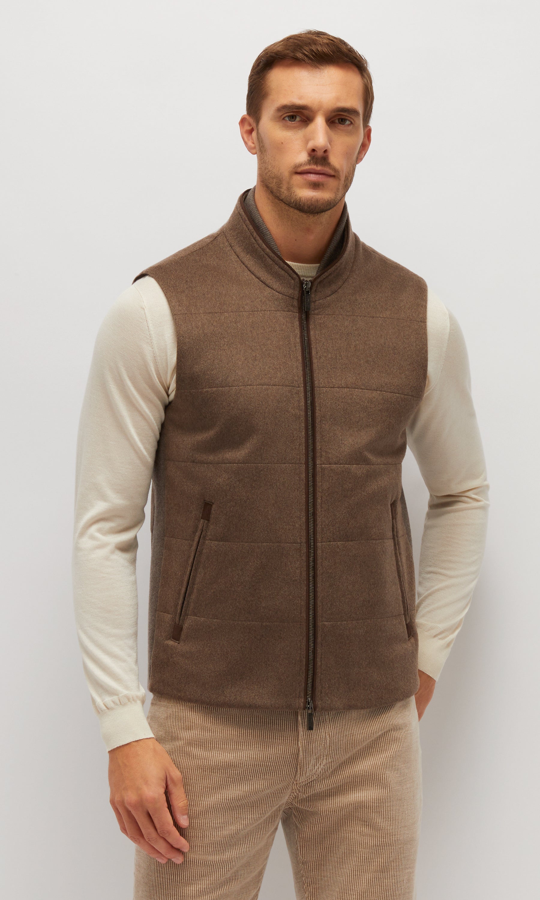 Arena Cashmere Vest – MAURIZIO BALDASSARI BRERA