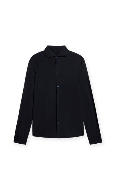 Shirt in Merino Wool Jersey Extrafine