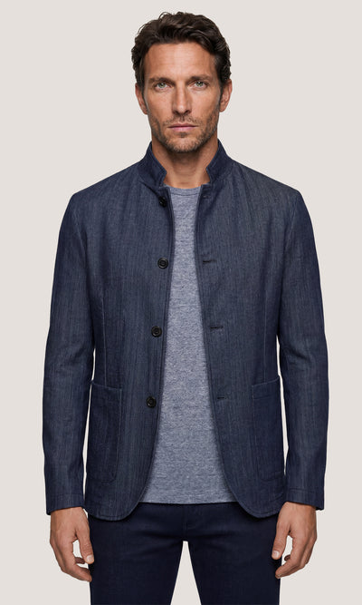 Giacca Stendhal Denim-Look