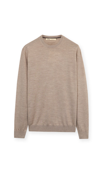 Crew-neck Sweater In Finest Wool Wish