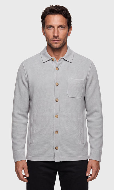 Milano Stitch Overshirt In Pura Lana Vergine