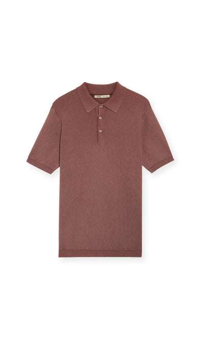Polo In Piquet Tinto Capo