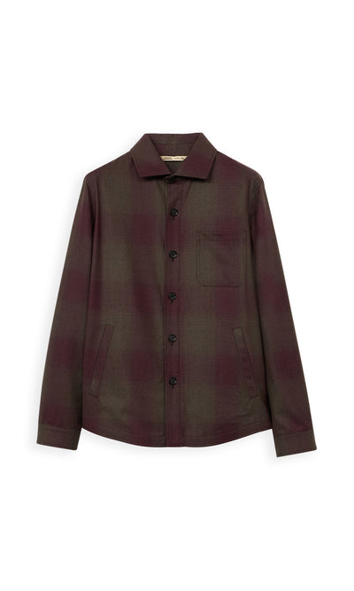 Overshirt Pinacoteca In Blend Di Lana E Cashmere