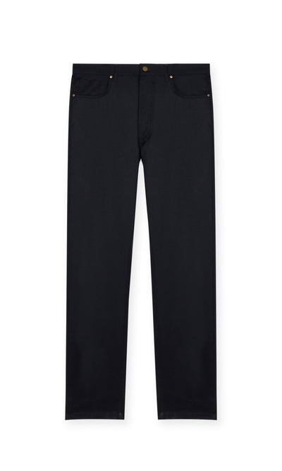 Pantalone Cinque Tasche In Light Stretch Flannel
