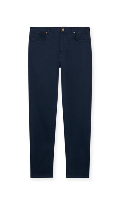 Pantalone Treves Cinque Tasche Blend Cotone E Lana