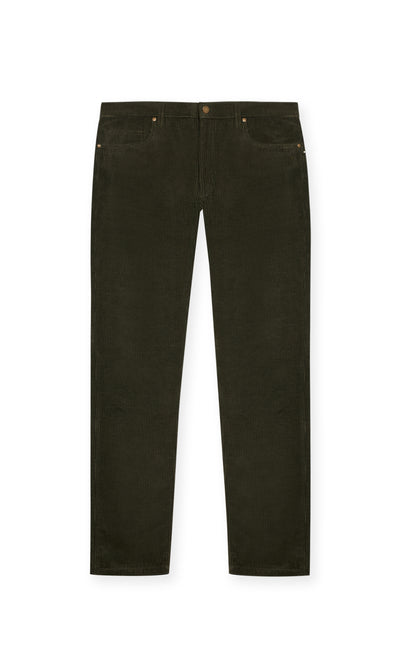 Five-Pocket Trousers In A Refined Cotton And Cashmere Corduroy